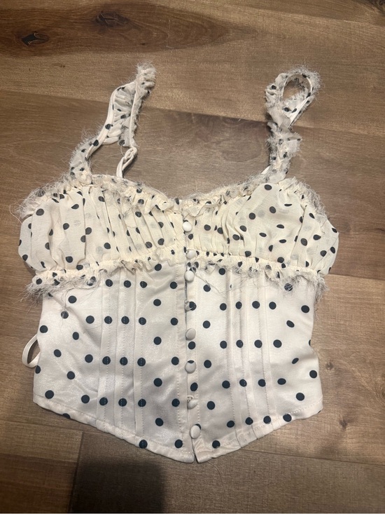 Urban Outfitters Tops - Urban outfitters polkadot bustier top